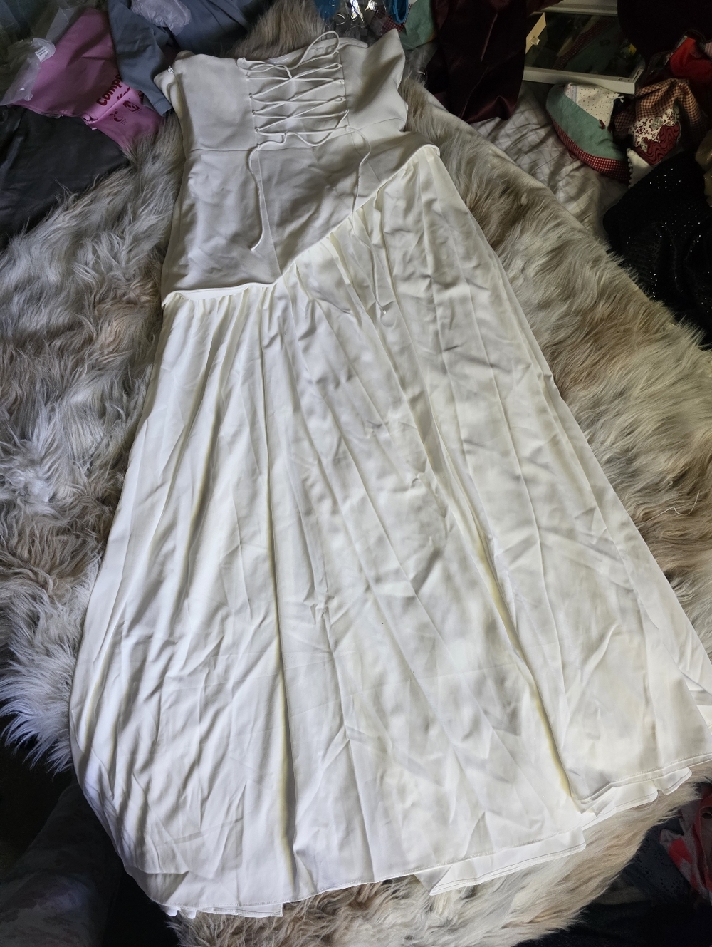 Babyboo Maliyah Maxi Dress - Ivory - Picture 4 of 8